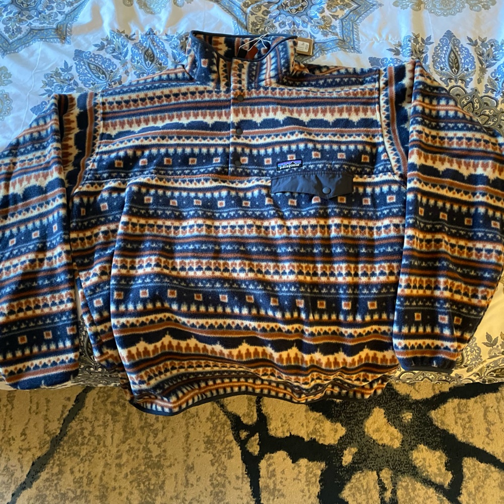 Men’s L Patagonia Synchilla RARE Pattern